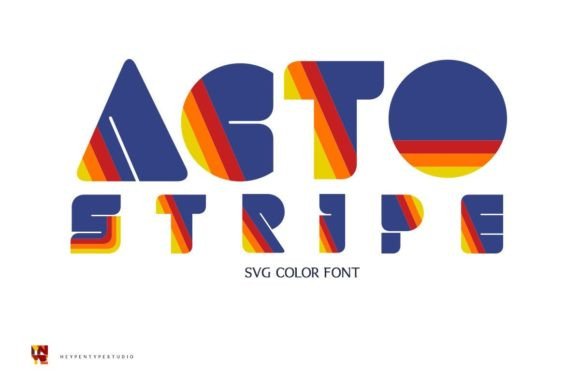 Acto Stripe: A Bold and Playful Font for Retro-Inspired Designs