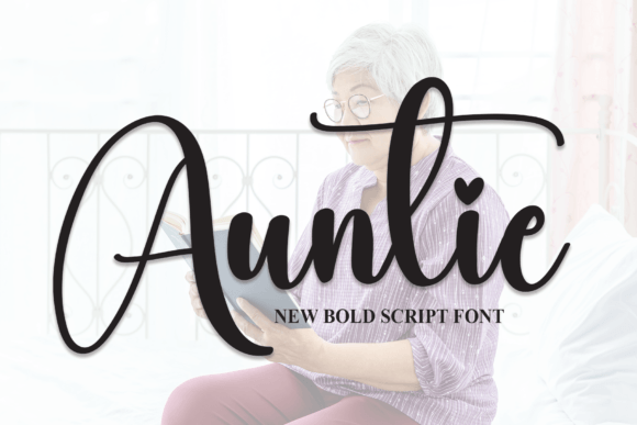 Auntie: A Bold and Playful Font for Creative Expression
