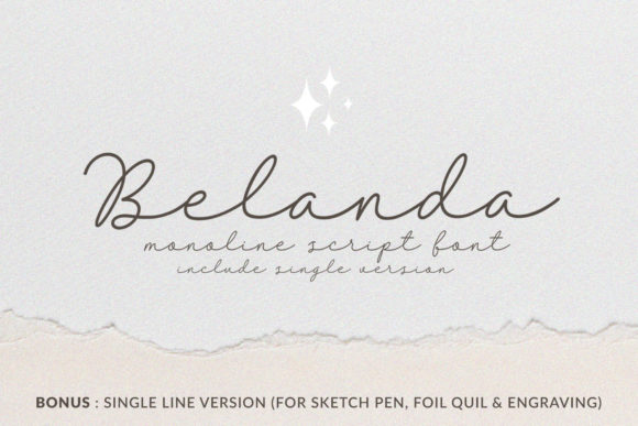 Belanda: A Stylish and Vintage Script Font for Timeless Design