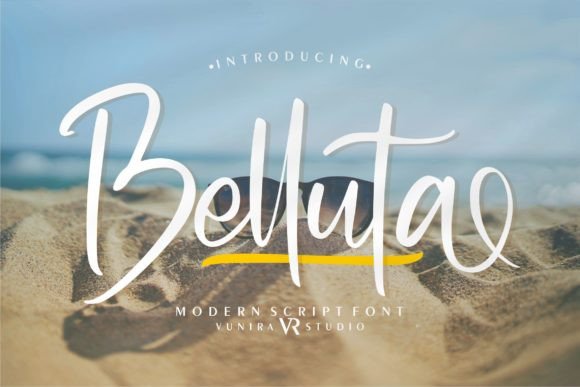 Belluta: A Modern Script Font for Elegant Design