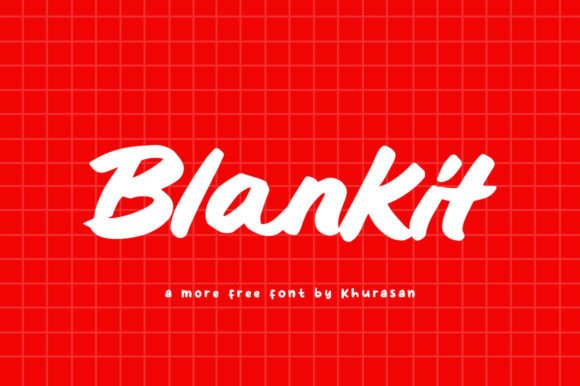 Blankit: A Modern Handwritten Font for Creative Expression