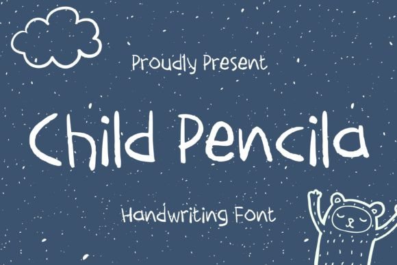 Child Pencila: A Handwritten Font with Heart
