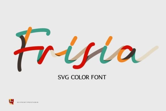 Frisia: A Playful Script Color Font for Creative Workflows