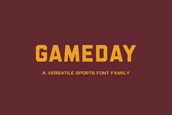 Gameday: The Blocky Sans Serif Font That Powers Sports Branding