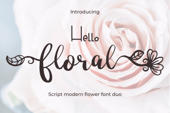 Hello Floral: A Modern Script Font for Creative Expression