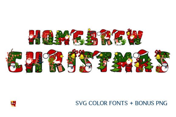 Homebrew Christmas: Festive Font with Adorable Charm