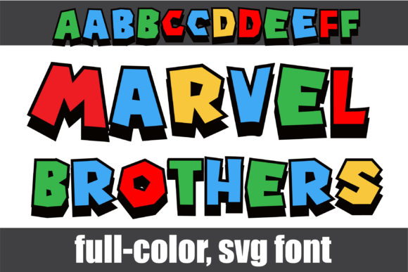 Marvel Brothers: A Bold Typographic Statement for Modern Creators