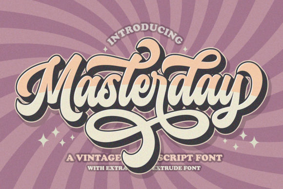 Masterday: A Stylish Handwritten Font
