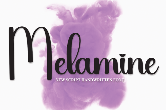 Melamine: A Sweet and Friendly Handwritten Font for Creative Projects