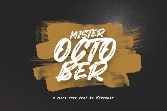 Mister October: A Stylish Font for Modern Design Workflows