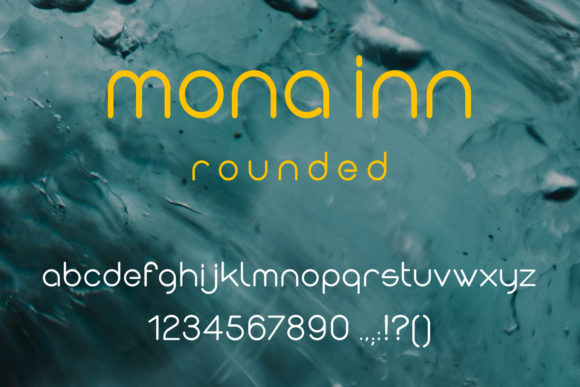 Mona Inn: A Modern, Minimalist Font for Versatile Design Projects