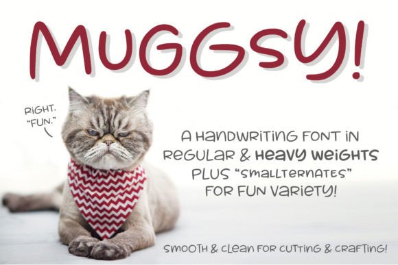 Muggsy: A Versatile Handwriting Font for Creative and Practical Use