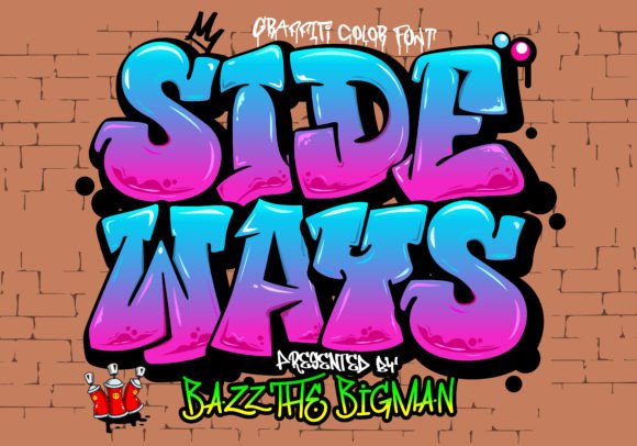 Sideways: A Bold, Graffiti-Styled Font for Urban Creativity
