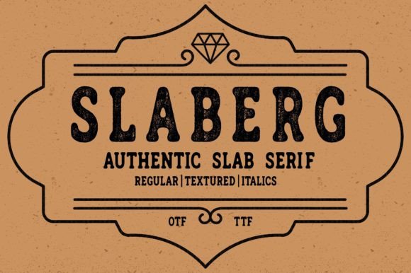 Slaberg: A Vintage Slab Serif with Timeless Appeal