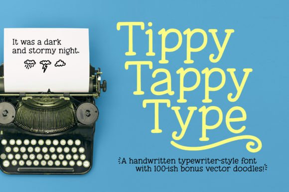 Tippy Tappy Type: A Unique Typewriter-Inspired Font for Creative Projects