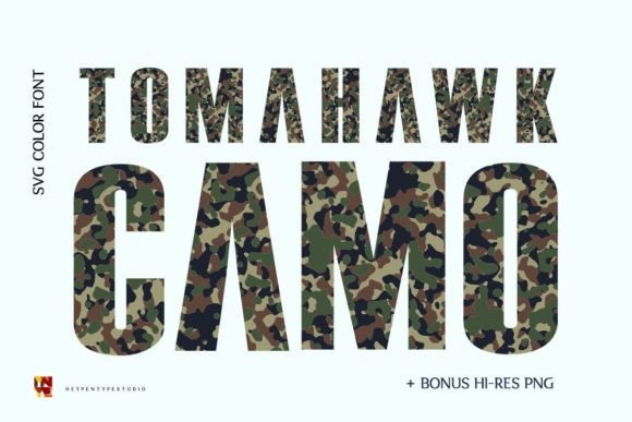 Tomahawk Camo: Bold Military Style