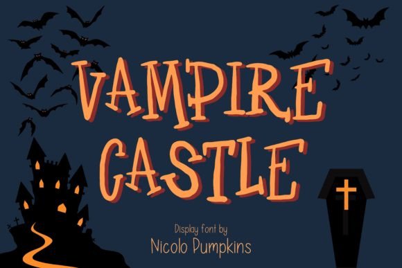 Vampire Castle: A Halloween Font That Casts a Spell on Design